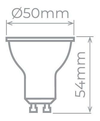 Imagem 3 de 5 de Lâmpada Led Dicroica Gu10 6w 2700k Dimerizável Sth8541/27