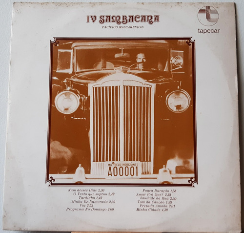 Lp - Pacifico Mascarenhas - Iv Sambacana