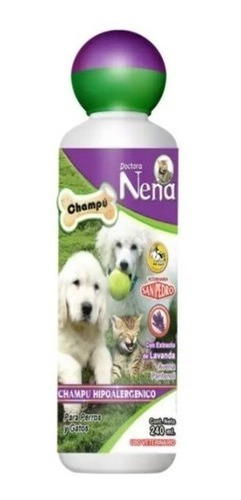 Champú Hipoalergenco 240ml Dra. Nena Perro Gato 