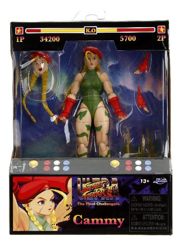 Figura Cammy Street Fighter 2 Ultra Jada Toys Serie 3 (Usado)