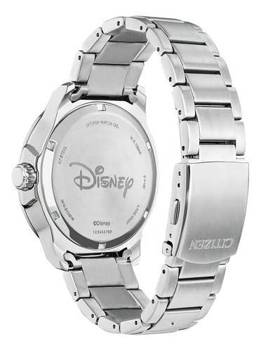 Citizen Mickey Water Sport Blue Dial Aw1529-81w .. Dcmstore Color de la correa Gris Color del bisel Plata Color del fondo Azul