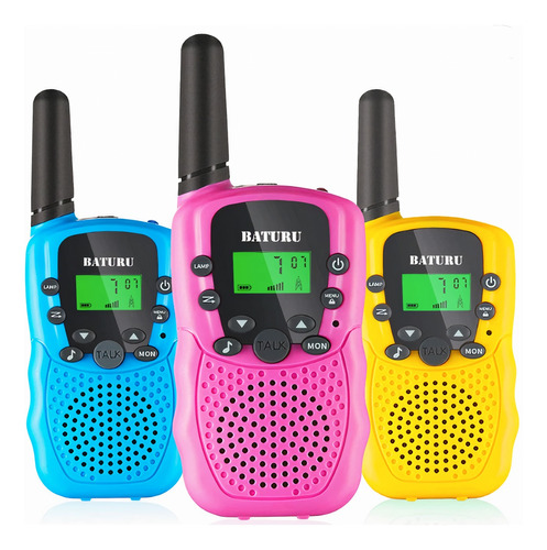  Radios Infantiles Walkie Talkie Niño Y Niña X2 Recargables 