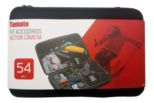 Kit Acessórios Gopro Hero 5 2 3 3+ 4 Edition Silver Black