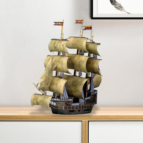 Barco Pirata Artesanía Regalos Barcos De Vela Modelo A