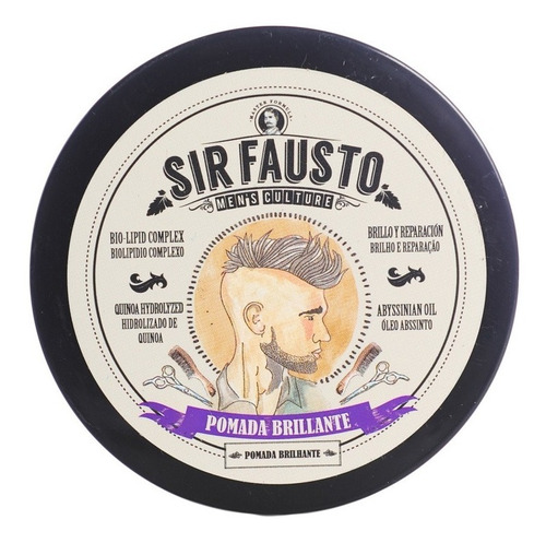 Sir Fausto Men´s Culture Cera Pomada Brillo Reparación X100