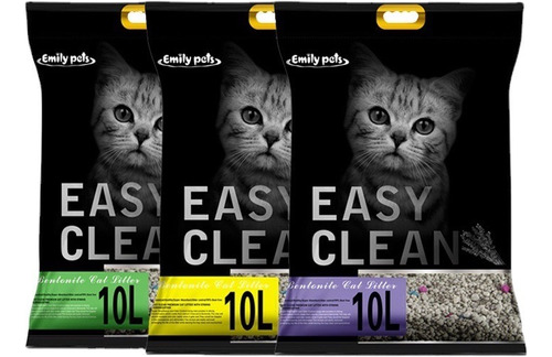 Arena Sanitaria Para Gatos Aglutinante Aromas Easy Clean 8kg