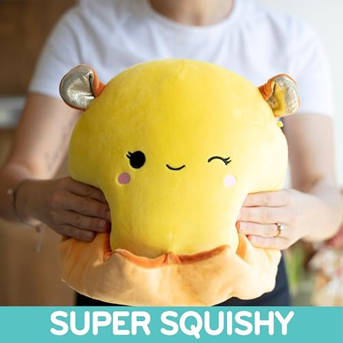 Squishmallows Original 10 Pulgadas Bijan El Pulpo De Navidad