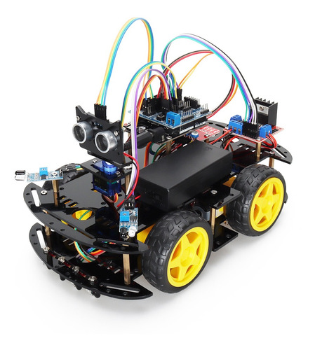 Kit De Inicio De Coche Robot Inteligente 4wd