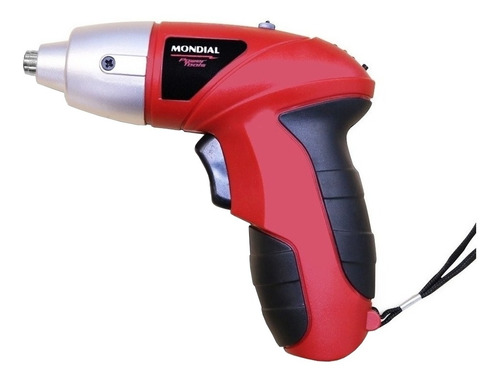 Destornillador inalámbrico Mondial FPF-05 4.8V rojo