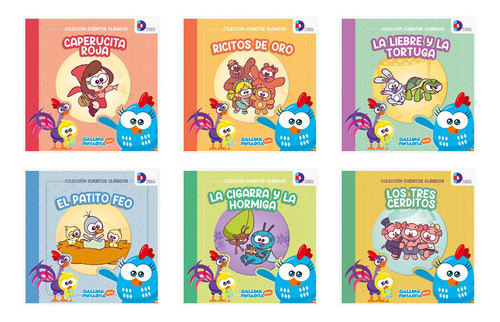 Imagen 1 de 8 de Collección Cuentos Clásicos Con La Gallina Pintadita