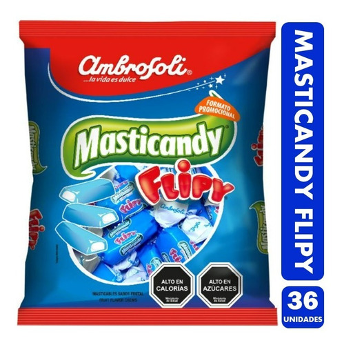 Dulces Masticandy Flipy, De Ambrosoli - Bolsa De 210 Gr