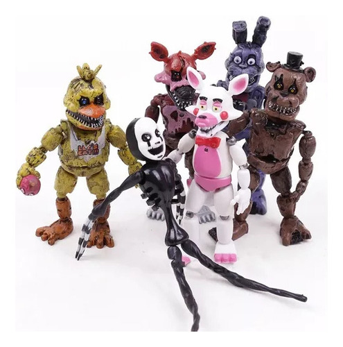 Wnn Cinco Noches En Fnaf 6 Freddy Flexibles 14-17 Cm