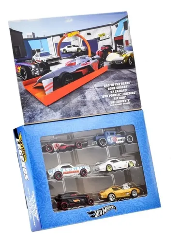 Box Set C/6 Miniaturas Carros Legends Mattel 1:64 Hot Wheels
