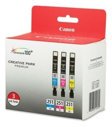 Canon 251 Xl Ink Cartridge - Inkjet - High Yield - Cyan, Vvc