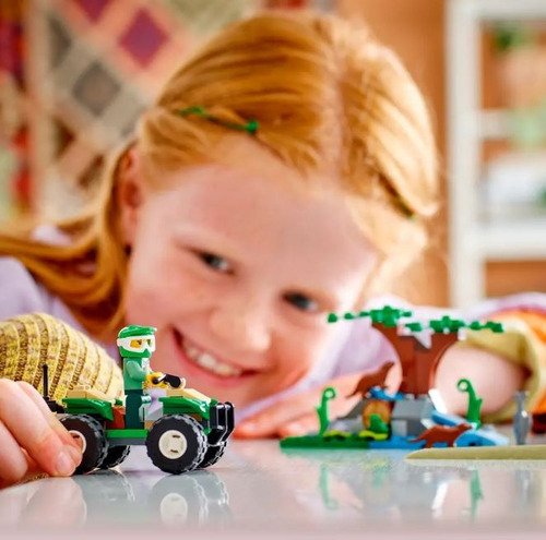 Lego City Aventuras Quad Cuatriciclo En Habitat Nutria Cantidad De Piezas 90