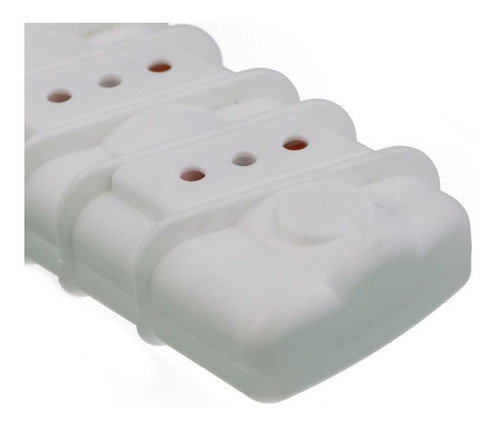 Alargador Zapatilla 5 Posiciones + 2 Usb Blanco 3mts Rittig