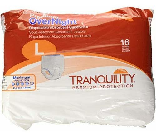 Tranquility Premium Noche Ropa Interior Absorbente Desechabl