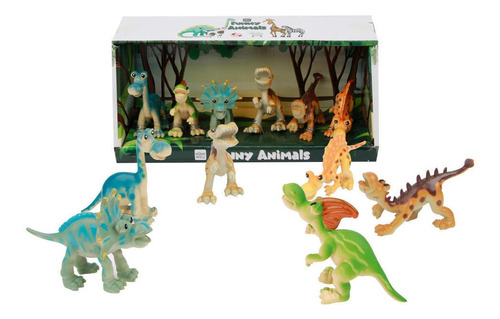 Set Dinosaurios Caricatura (6u)