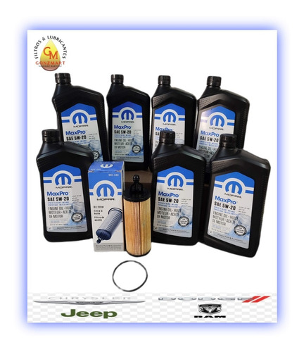 Kit Cambio De Aceite Motor  (gran Cherokee,wrangler,ram) | Cuotas sin  interés