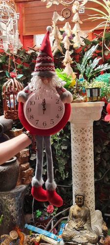 Reloj Navidad Decorativo,  Análogo De Santa O Muñeco   