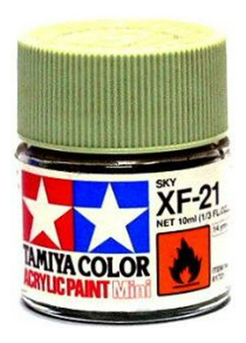 Tamiya Model Color Pintura Acrílica Xf-21 Sky Net 10ml 81.72