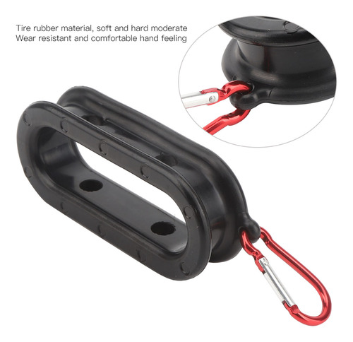 Accesorio De Pesca De Goma/aleación De Aluminio Negro Con Bo