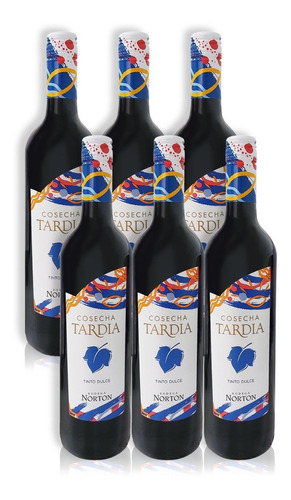 Cosecha Tardía Vino Tinto Dulce Caja X6u 750ml Mendoza