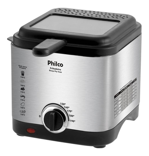 Fritadeira Philco Deep Fry Inox prata 110V