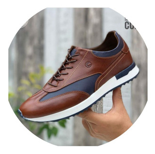 Zapatillas En Puro Cuero Hombre | MercadoLibre 📦