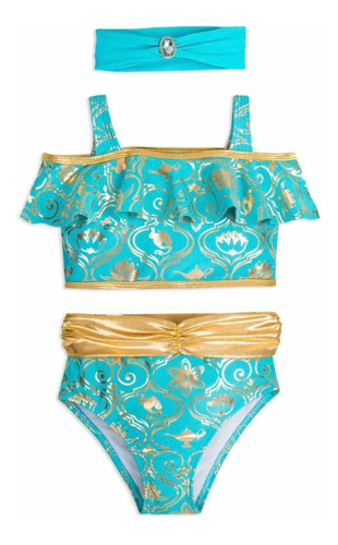 Traje De Baño - Bikini Jasmine - Disney Store - Talle 5/6