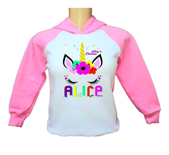 blusa de frio de unicornio