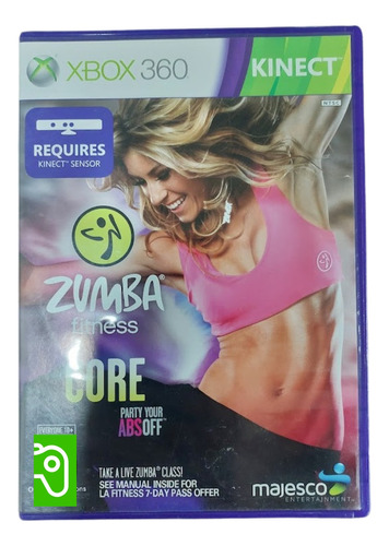 Zumba Fitness Core Juego Original Xbox 360 (Reacondicionado)