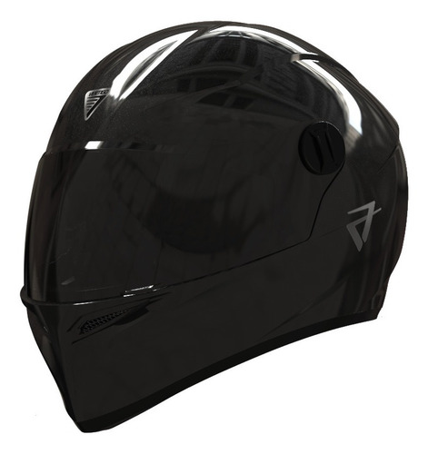 Imagen 2 de 6 de Casco Integral V50 Monochrome Negro Brillante Talle M