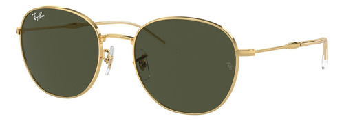 Gafas de sol Ray-ban 0rb3809 con lentes doradas, color verde, diseño Phantos