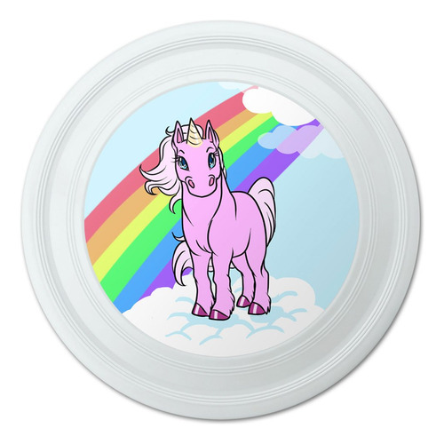 Graphics & More Unicorn Pony Rainbow Pink - Disco Volador De