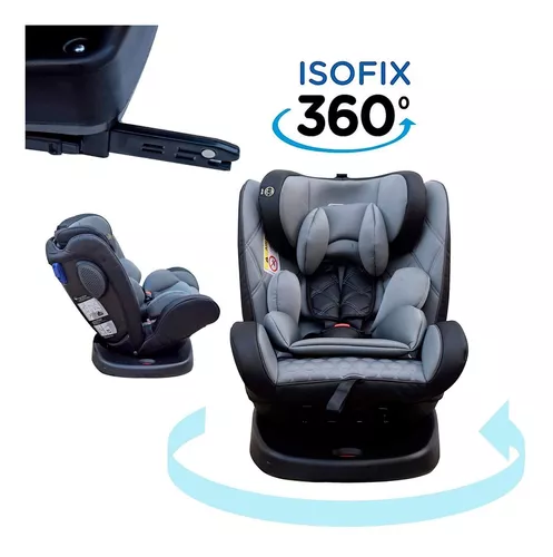 Butaca Bebe Isofix Reclinable 0/36 Kg Gira 360 Mega Baby