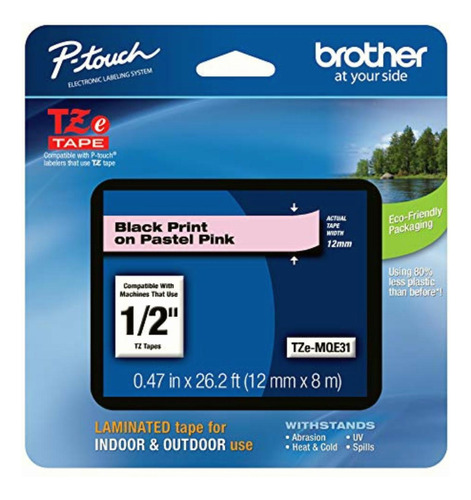 Brother Genuine P-touch Tze-mqg35 Tape, 1/2  (0.47 ) Wide