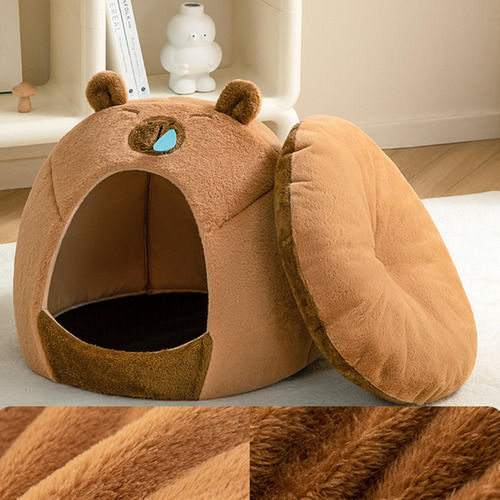 Cama Para Gatos, Cueva, Con Forma De Carpincho, Casa Para Ca