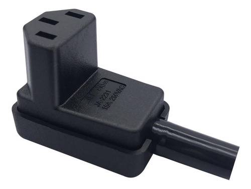 Conector De Enchufe Del Tomorriente De Ca De Ángulo Iec320