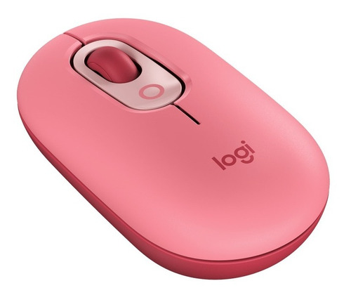 Imagen 6 de 8 de Mouse Inalambrico Logitech Pop Coral Rose