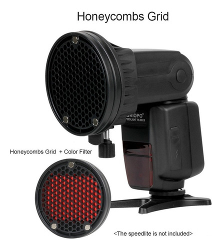 Kit De Accesorios Modificadores De Luz De Flash Speedlite Co
