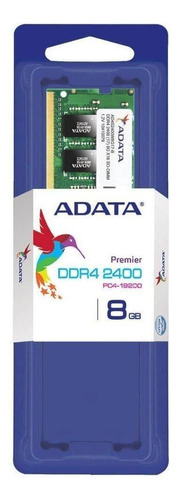 Memoria RAM Premier color verde  8GB 1 Adata AD4S240038G17-S