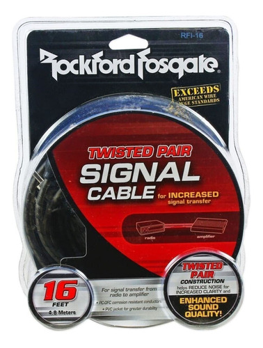 Cable Rca Rockford 4.8 Metros