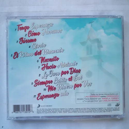 Lali Esperanza Mía C/ Angela Torres Cd Nuevo Sellado / Kktus