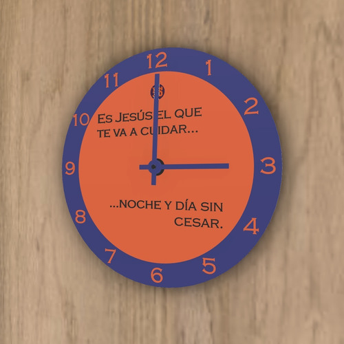 Imagen 9 de 10 de Reloj De Pared | Citas Biblicas | Ylh3d | Ms
