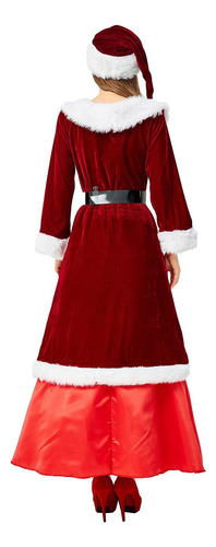 Disfraces De Señora Claus Para Mujer, Vestido Largo, Disfraz
