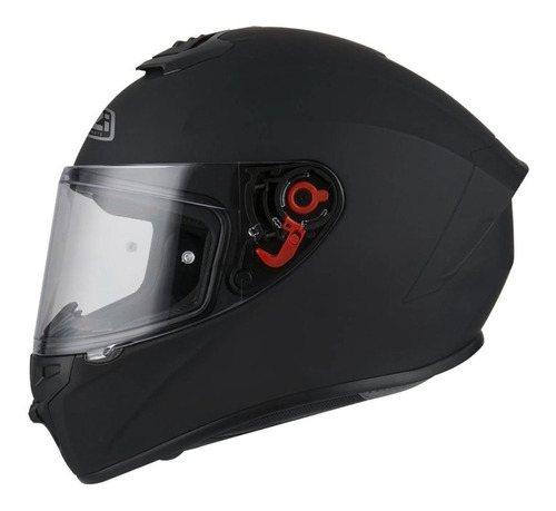 Capacete Fechado Moto Nzi Trendy Preto Fosco Tamanho do capacete 57/58 (M)