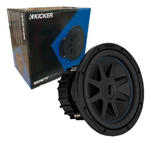 Subwoofer Kicker 44cvx104 Cvx104 Cvx10 10 polegadas 1200w Max Black Subwoofer
