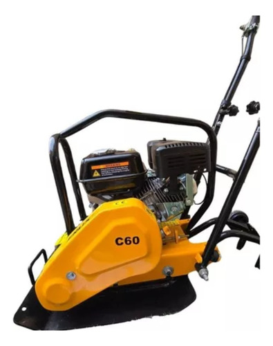 Placa Compactadora A Gasolina 60kg 6.5hp - Motor Loncin