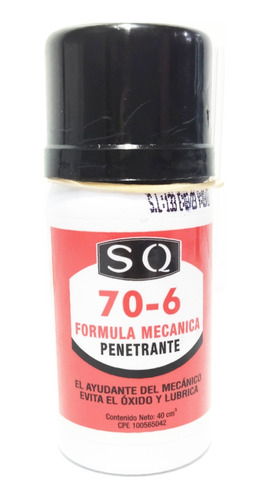 Formula Mecanica Sq 70-6 Penetrante 40cc Spray